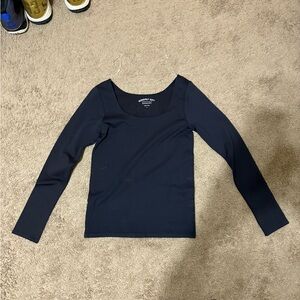 Aeropostale Women's Black Long Sleeve Top